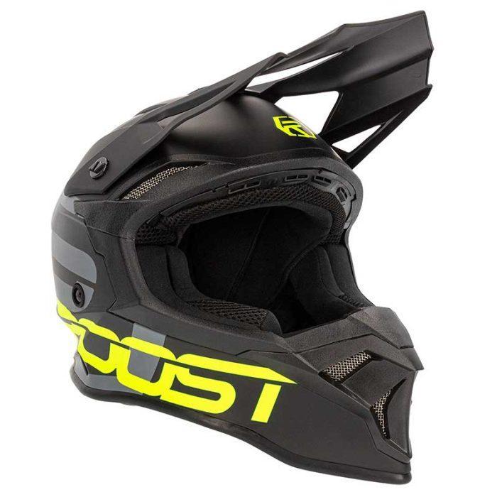 CASCO ROOST X-TOPAZRAPTOR MATT BLACK / FLUO YELLOW - Imagen 6