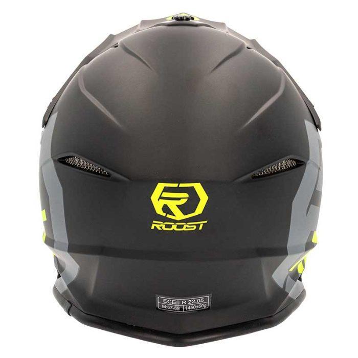 CASCO ROOST X-TOPAZRAPTOR MATT BLACK / FLUO YELLOW - Imagen 2