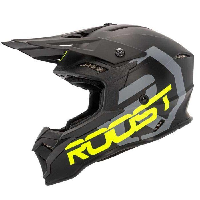 CASCO ROOST X-TOPAZRAPTOR MATT BLACK / FLUO YELLOW - Imagen 5