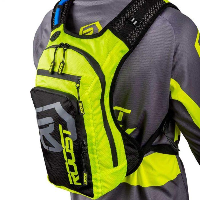 MOCHILA ROOST X-RUBY HYDRATION 9L BLACK/YELLOW FLUO - Imagen 2