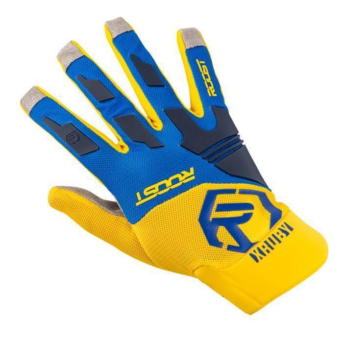 GUANTES ROOST X-RUBY SICK BLUE / YELLOW