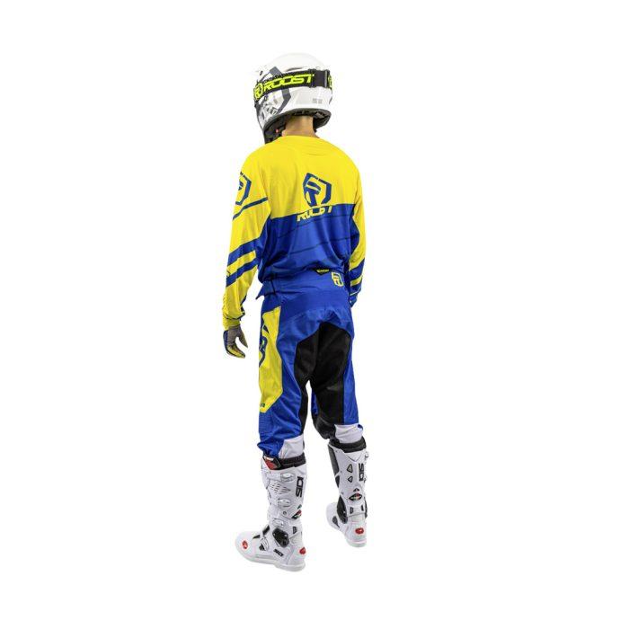 PANTALÓN ROOST X-RUBY SICK BLUE / YELLOW - Imagen 3