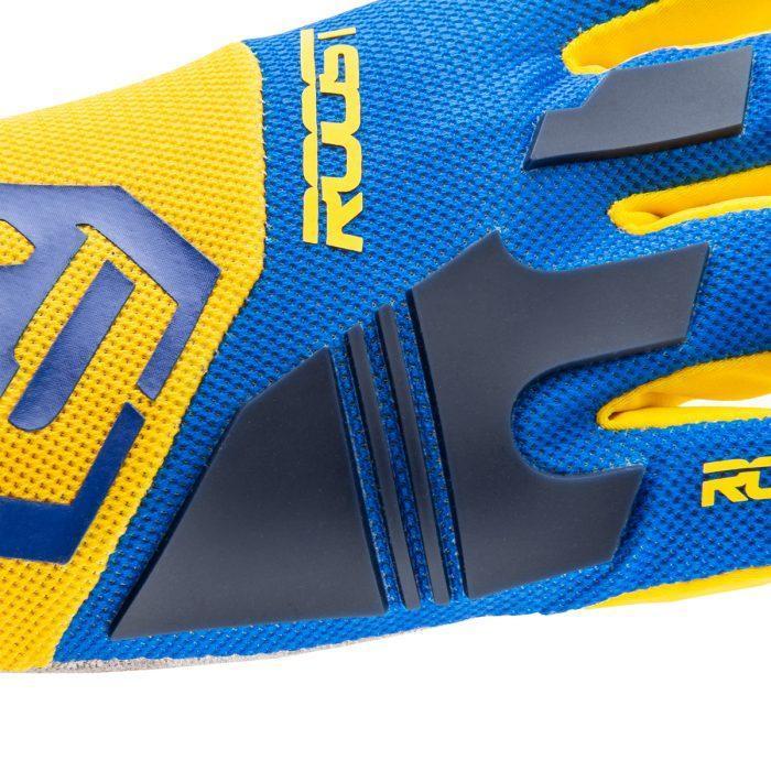 GUANTES ROOST X-RUBY SICK BLUE / YELLOW - Imagen 3