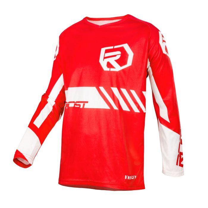 CAMISETA ROOST X-TOPAZ FLOW RED / WHITE