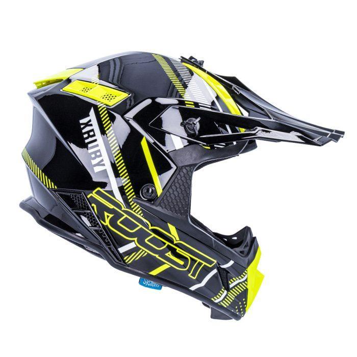 CASCO ROOST OXIDE XRUBY BLACK FLUO - Imagen 4