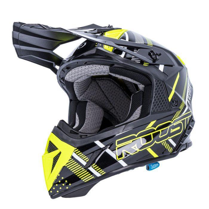 CASCO ROOST OXIDE XRUBY BLACK FLUO - Imagen 2