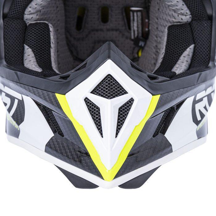 CASCO ROOST ATOM XDIAMOND CARBON FLUO - Imagen 6