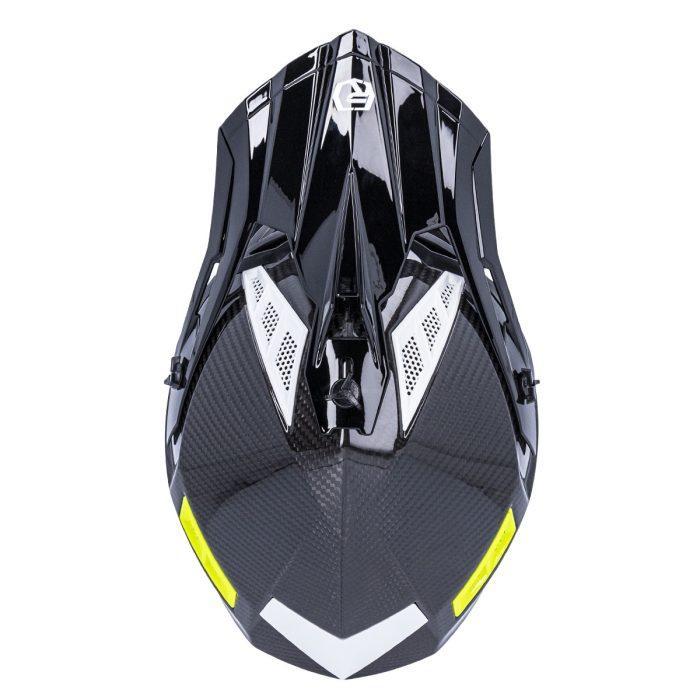 CASCO ROOST ATOM XDIAMOND CARBON FLUO - Imagen 7