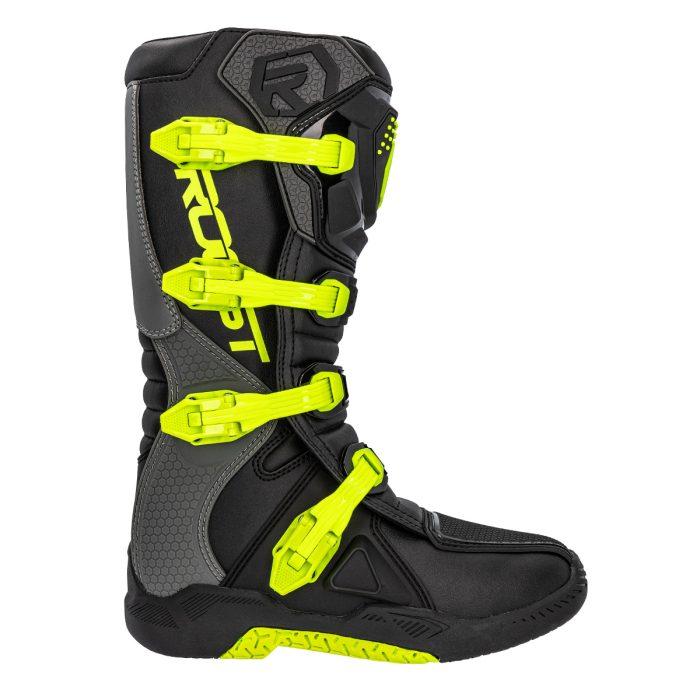 BOTAS ROOST X-TOPAZ SHOCK BLACK / GREY / FLUO - Imagen 3