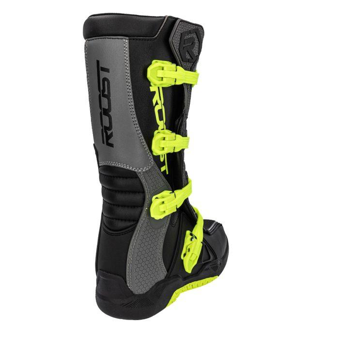 BOTAS ROOST X-TOPAZ SHOCK BLACK / GREY / FLUO - Imagen 4