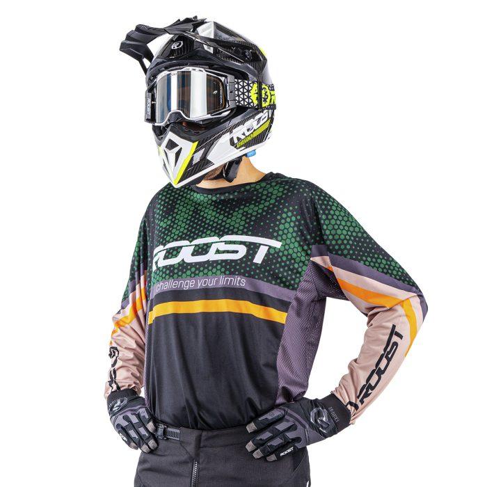 CAMISETA ROOST X-RUBY SICK BROWN/GREEN/ORANGE - Imagen 2