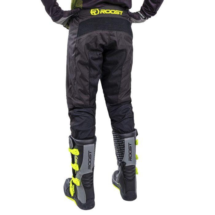 PANTALON ROOST X-TOPAZ FLOW BLACK / YELLOW FUOR - Imagen 3