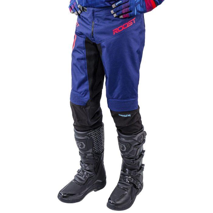 PANTALON ROOST X-TOPAZ FLOW BLUE / RED - Imagen 2