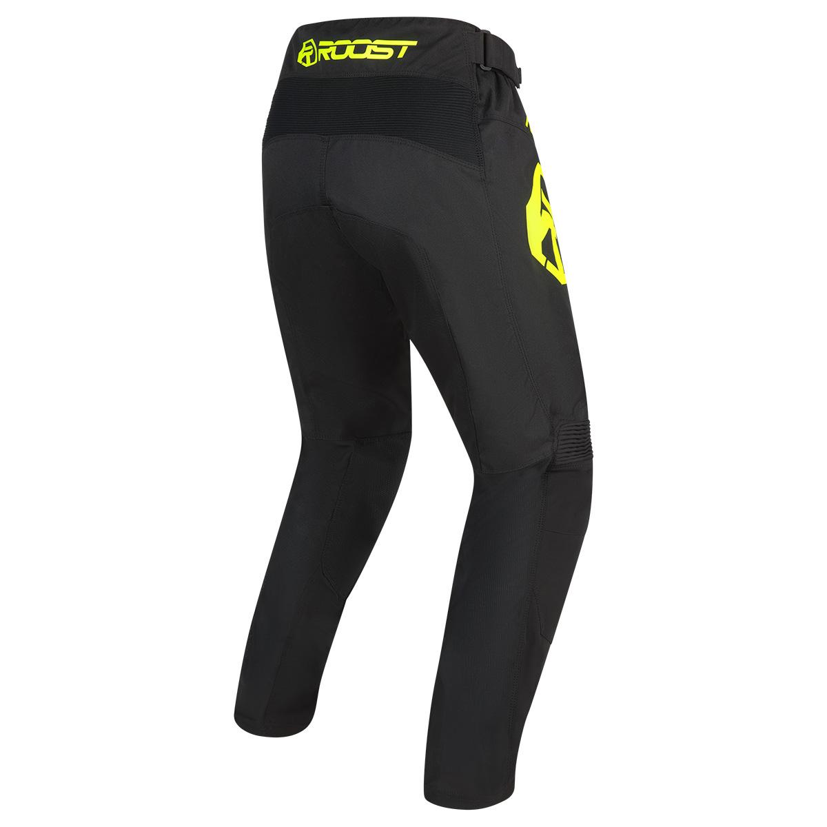 PANTALON ROOST X-TOPAZ FLOW BLACK / YELLOW FUOR - Imagen 2